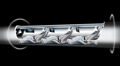 美国富豪设计“超级高铁”：车厢真空管道中飞驰